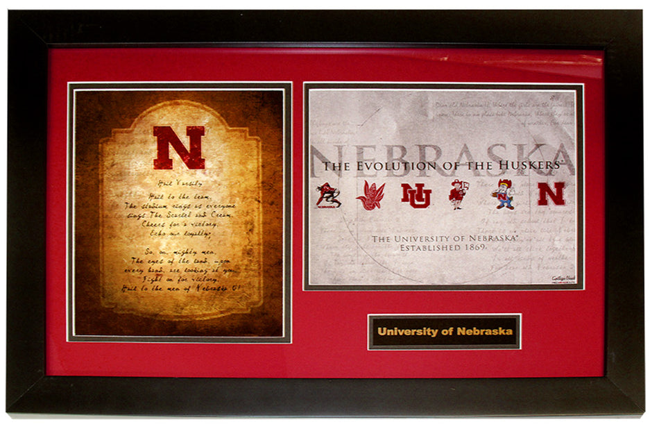 Dear Old Nebraska U. Vault Framed Prints