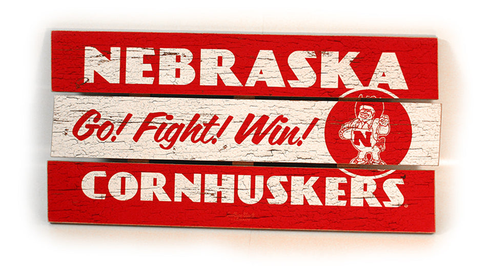 Nebraska Go Fight Win Plank