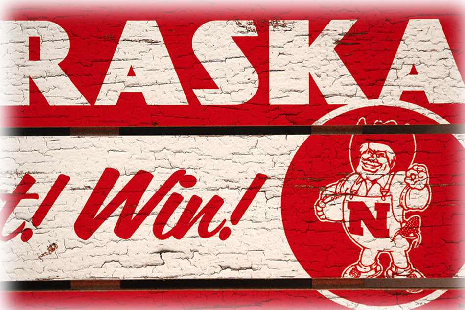 Nebraska Go Fight Win Plank