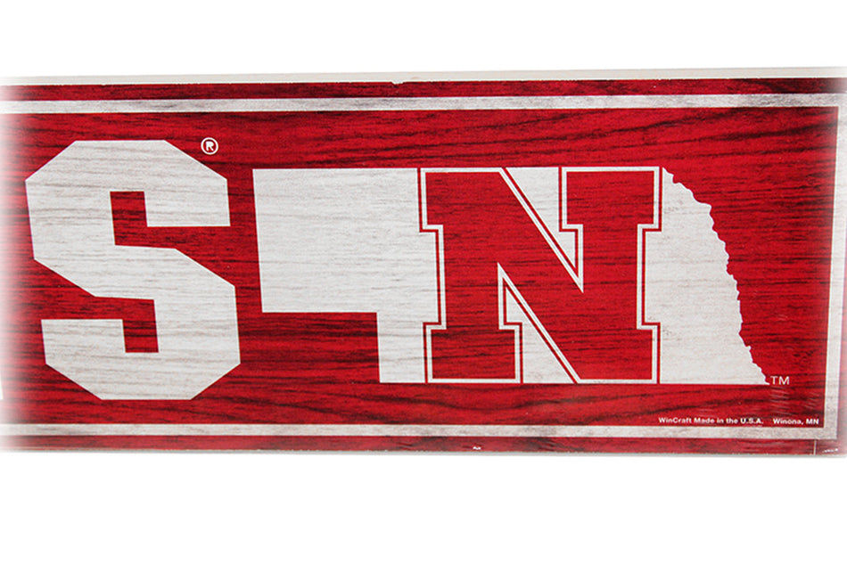 3 Foot Huskers Wood Sign