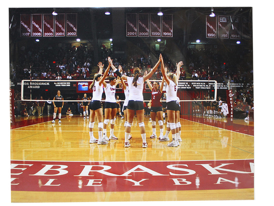 Volleyball Huddle Print
