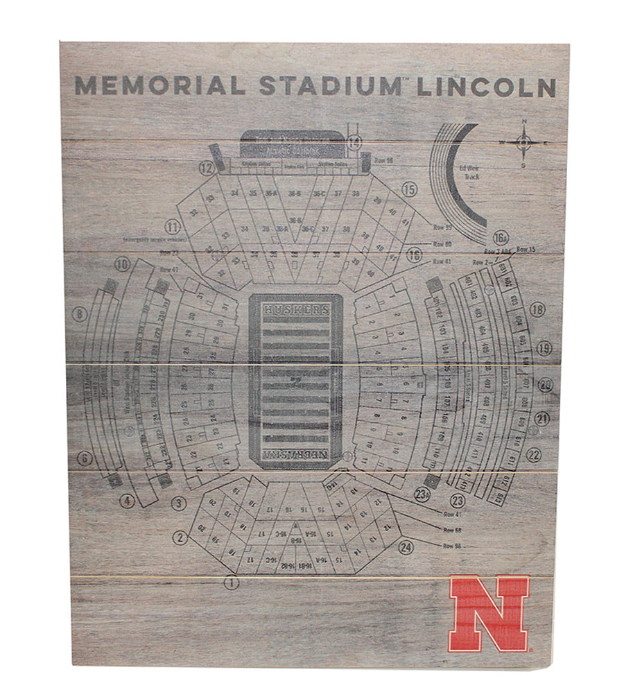 Nebraska Memorial Stadium Seating Pallet