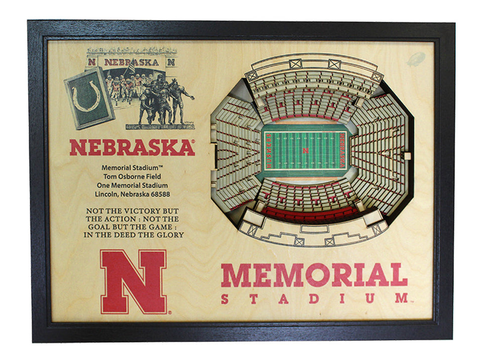 Memorial Stadium Legacy Box Display