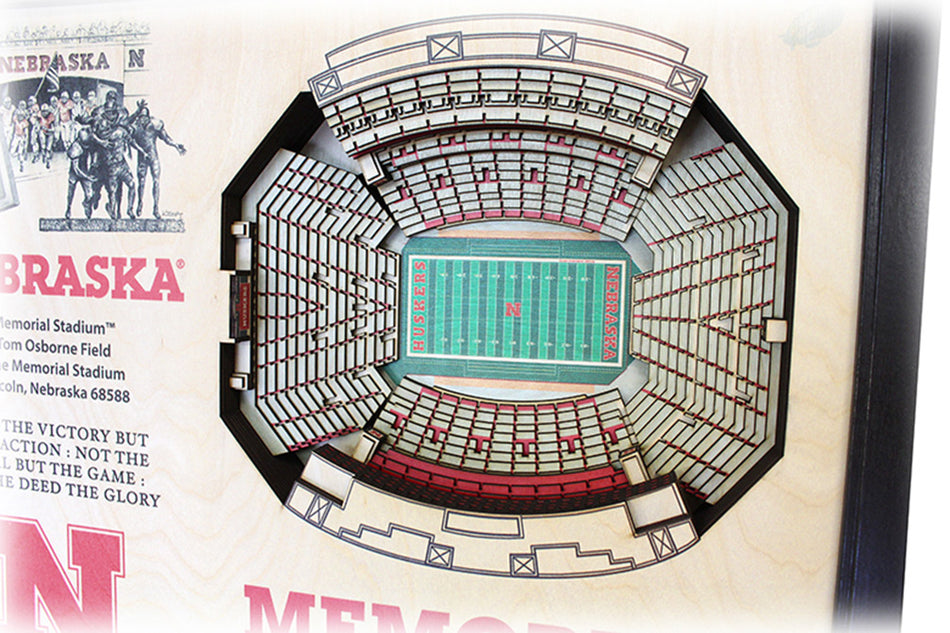 Memorial Stadium Legacy Box Display
