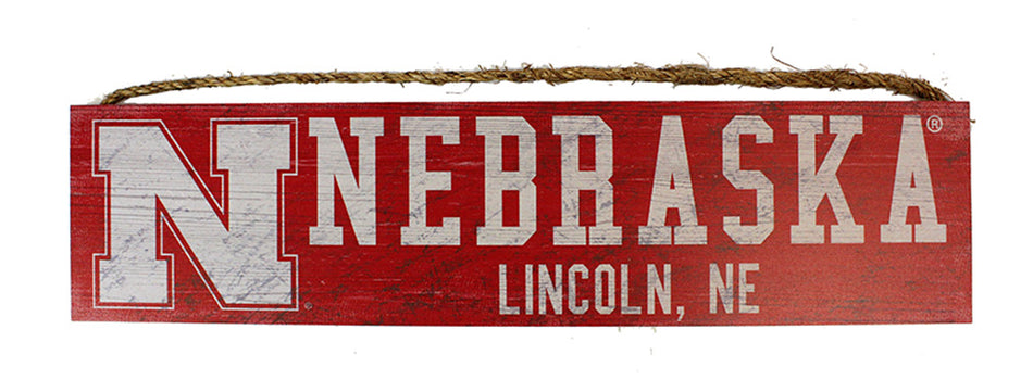 Lincoln Nebraska Wood Sign