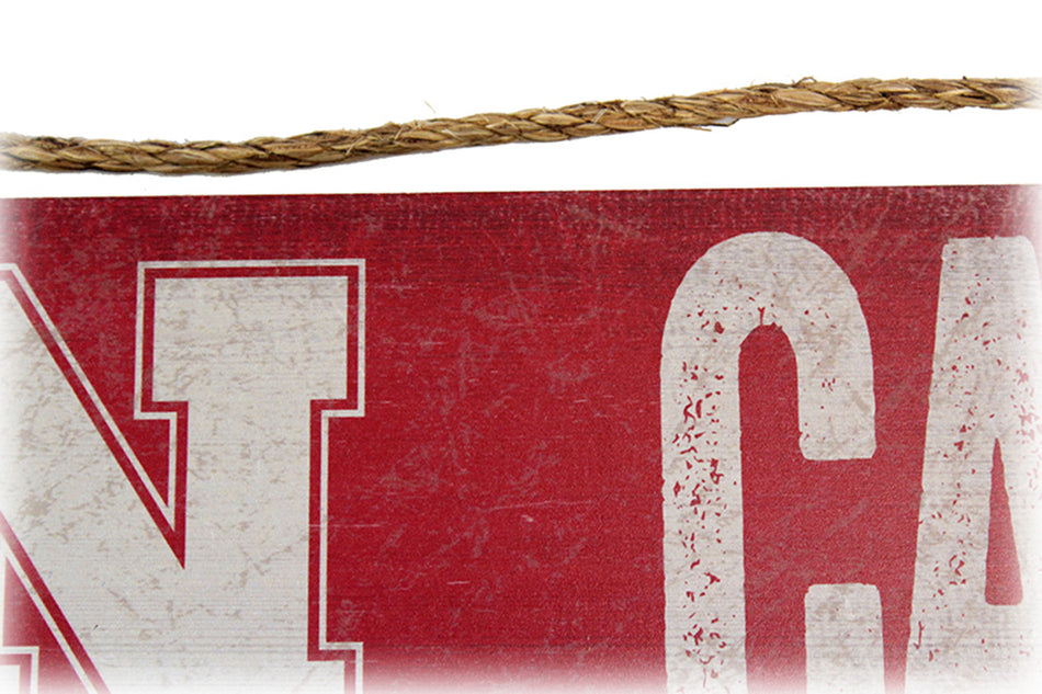 Husker Man Cave Wood Wall Sign