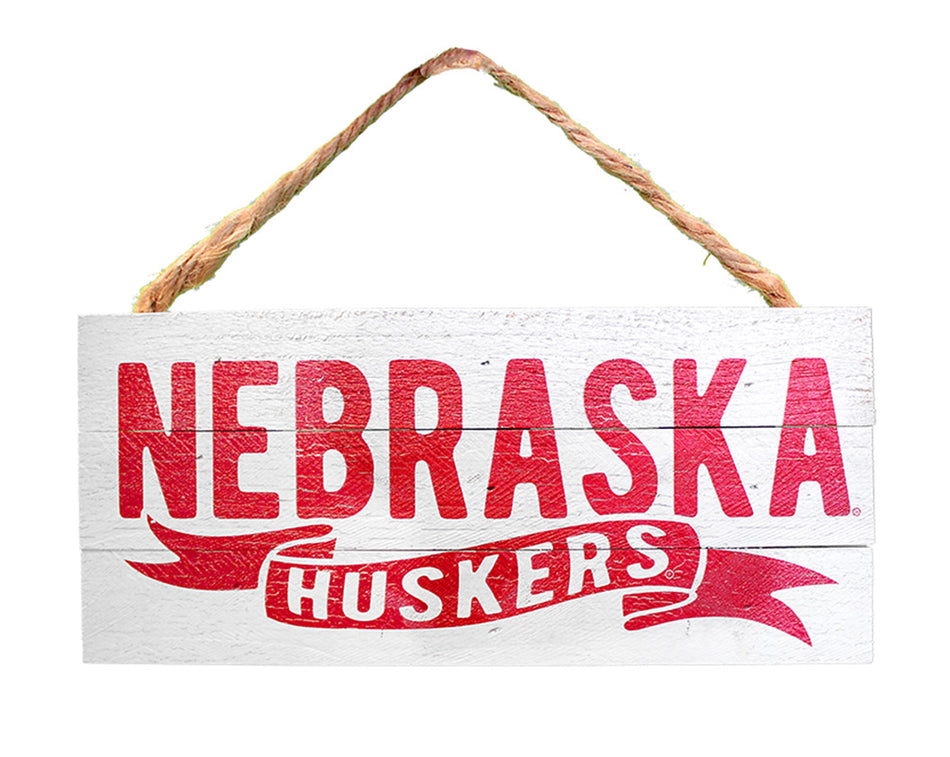 Nebraska Huskers Hanging Plank