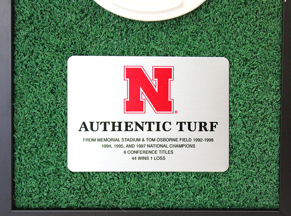 Huskers Lucky Turf Plaque