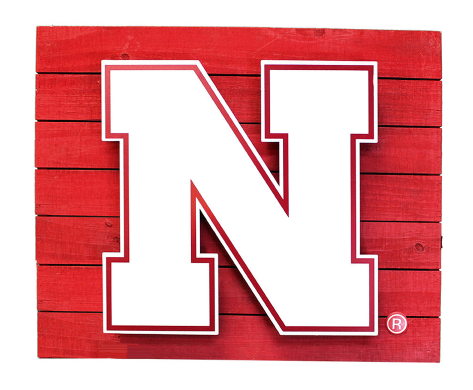 Light Up Nebraska Huskers Wall Board