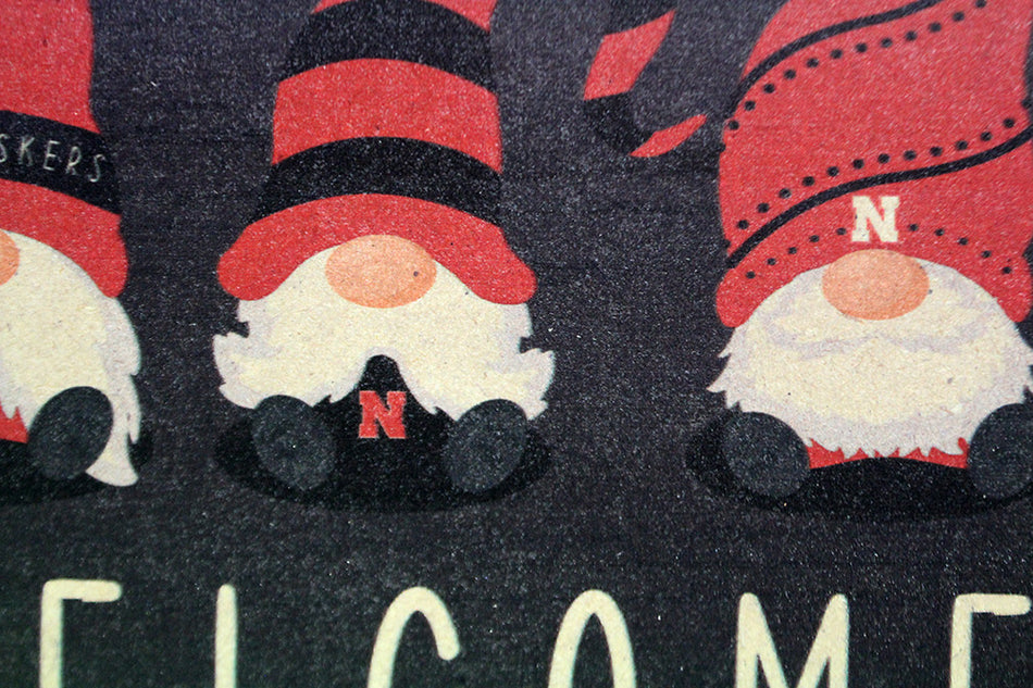 Nebraska Cornhuskers Gnomes Welcome Sign