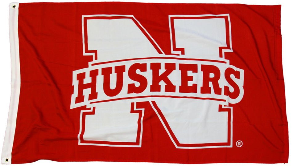 N Huskers Logo Flag!