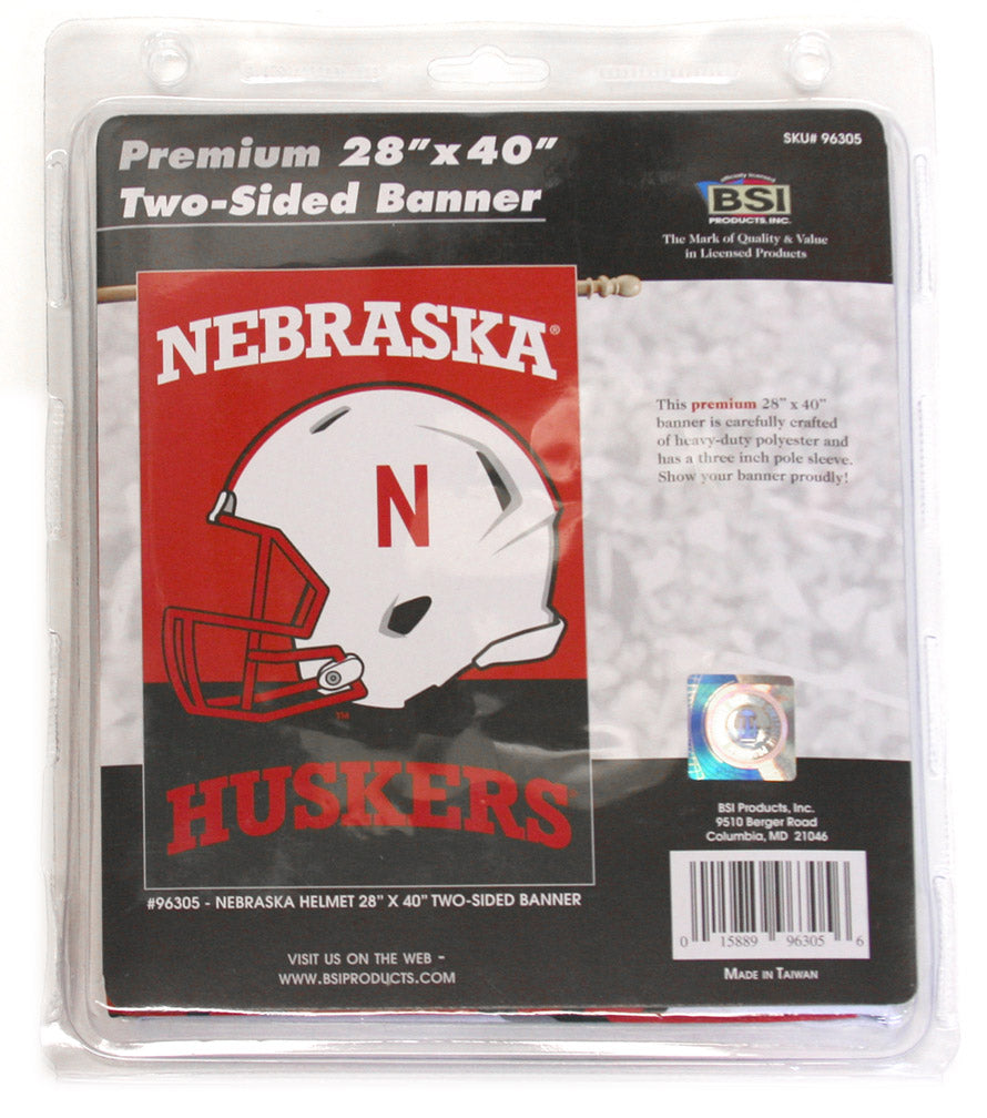 Helmet/Husker Banner