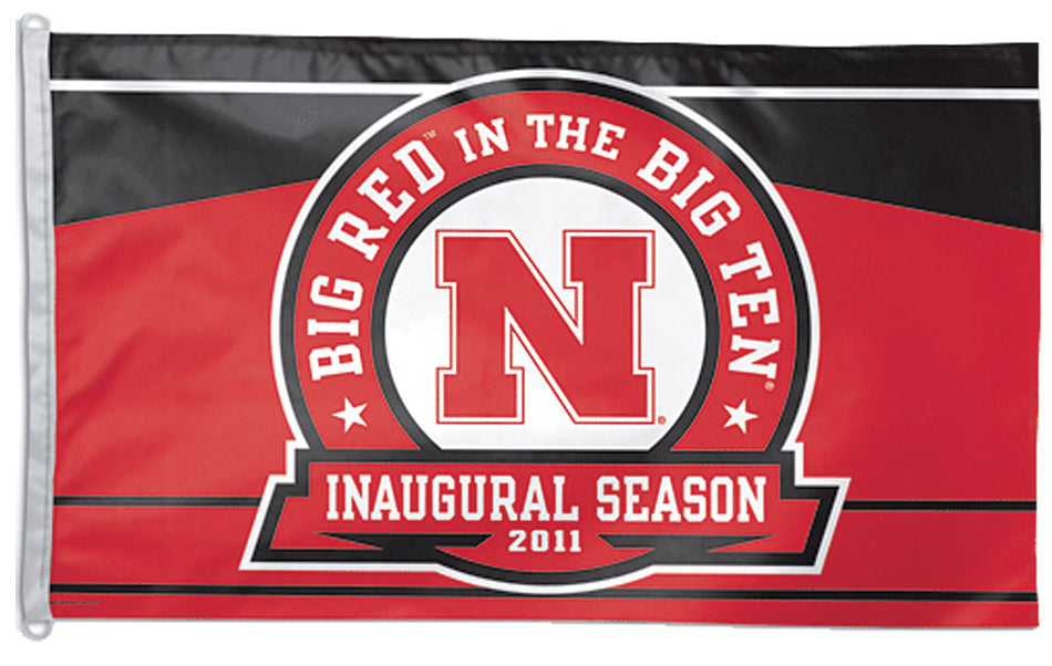 BIG RED IN BIG TEN FLAG