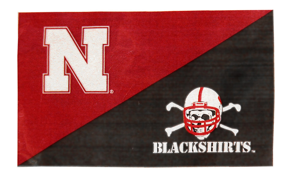 HUSKER/BLACKSHIRTS FLAG
