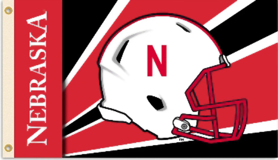 Nebraska Helmet Flag