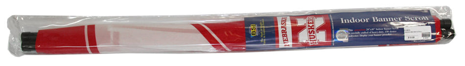 Indoor Nebraska Huskers Scroll