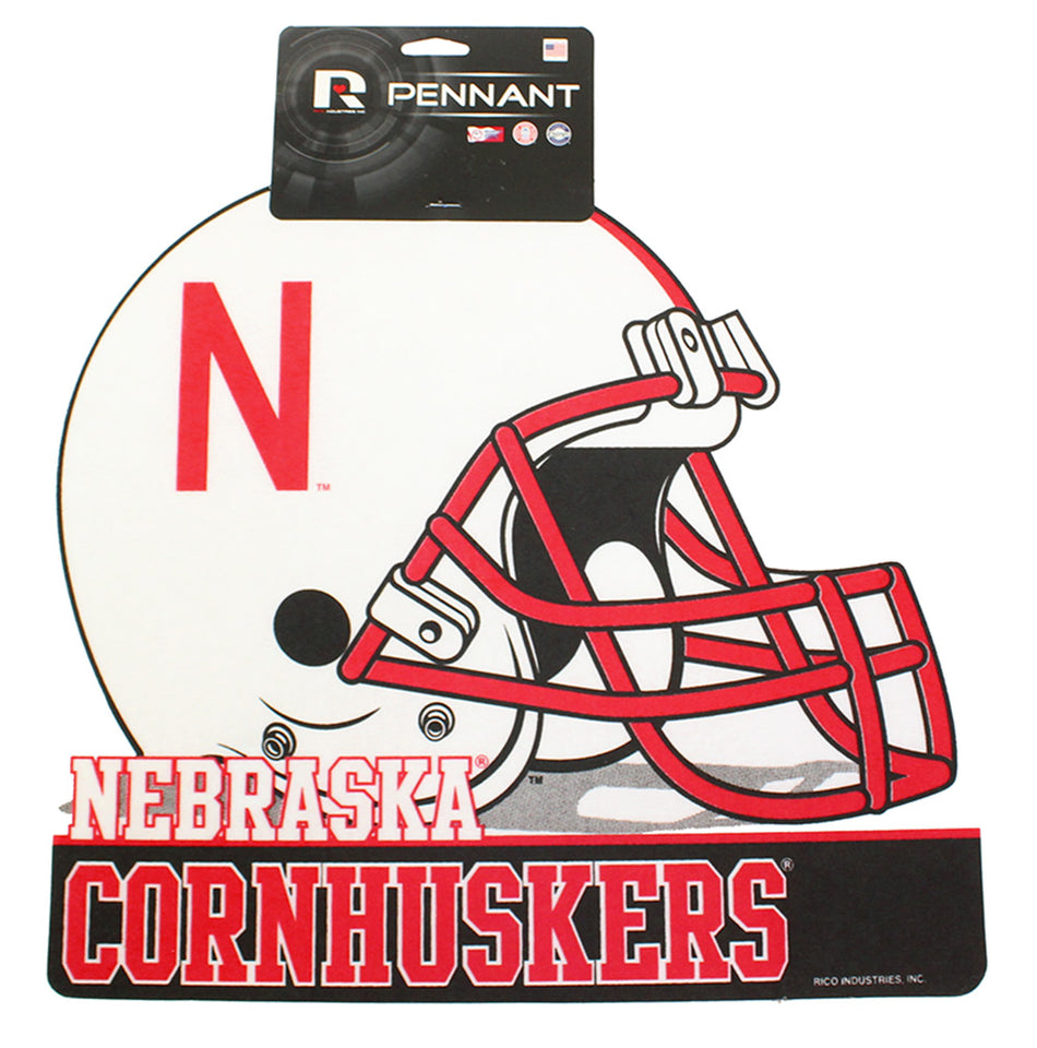 Nebraska Helmet Felt Pennant
