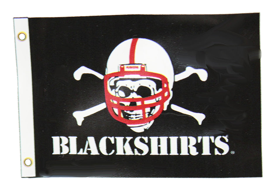 Blackshirts Satin Tailgating Flag