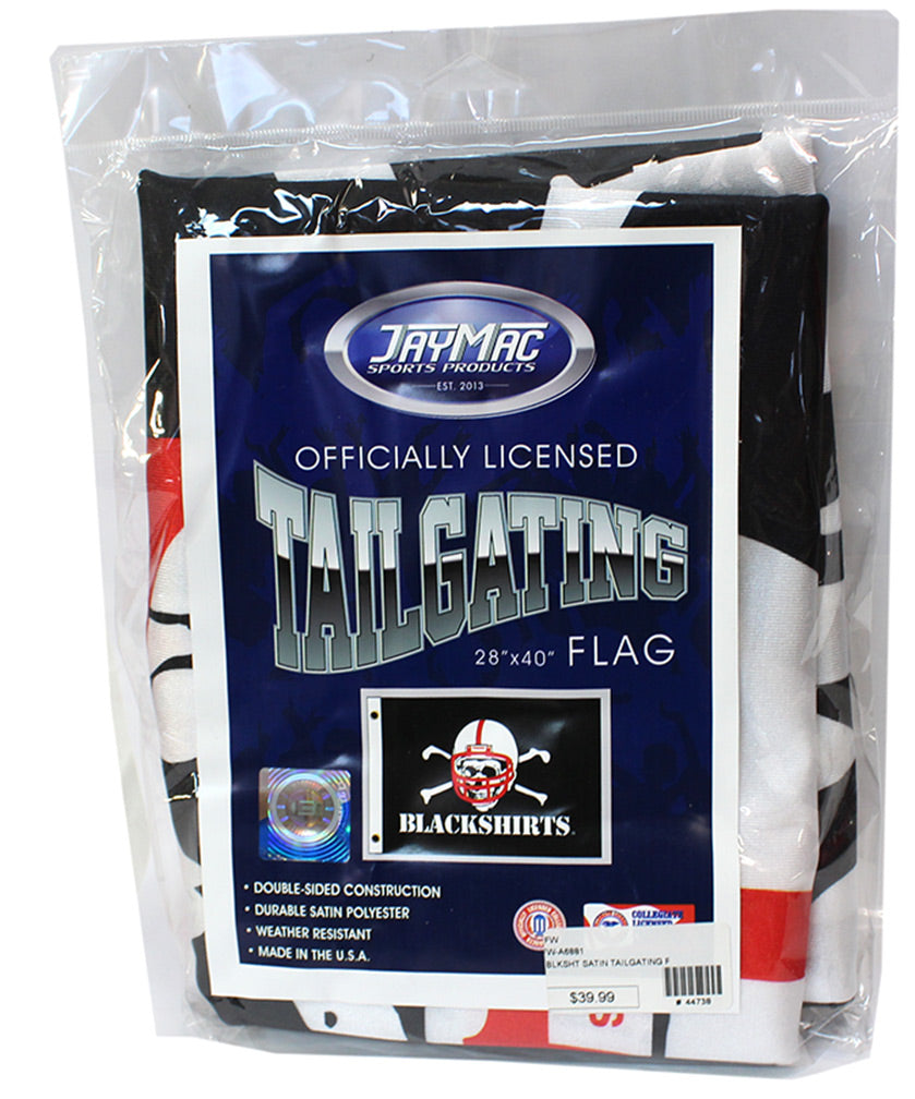 Blackshirts Satin Tailgating Flag