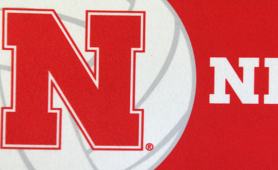 Nebraska Volleyball Pennant Flag