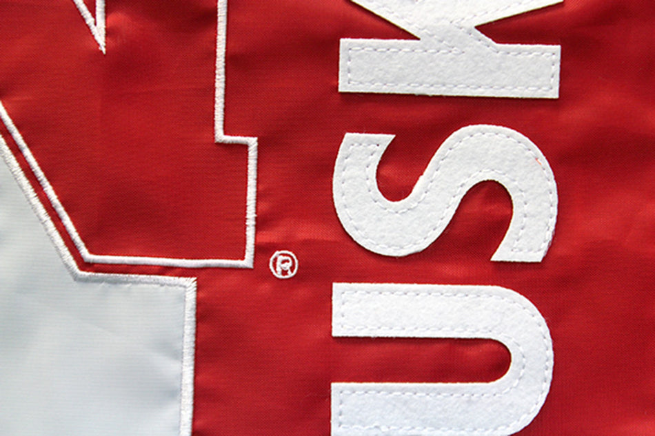 Nebraska Huskers 3D Garden Flag