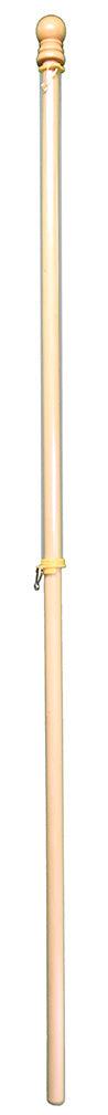 Wooden Flag Pole With Sleeve And Clips Sewing Concepts
