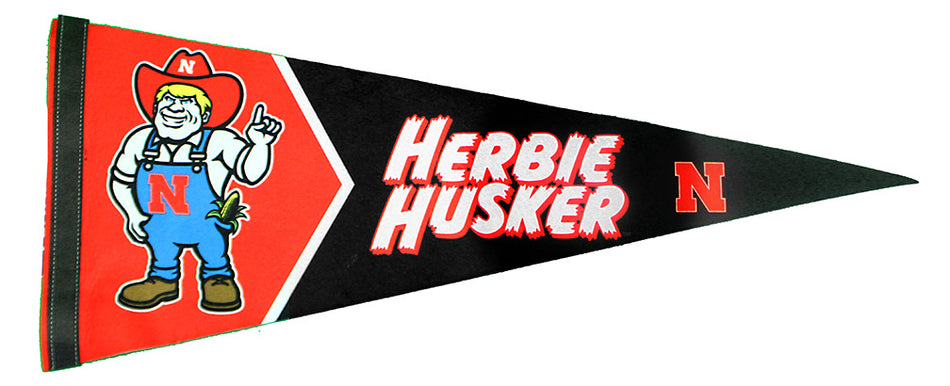 Nebraska Herbie Husker Pennant