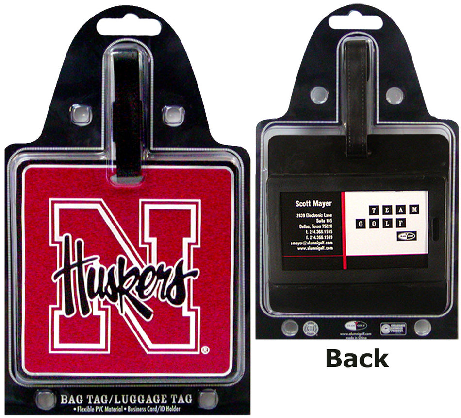 N Huskers Bag Tag