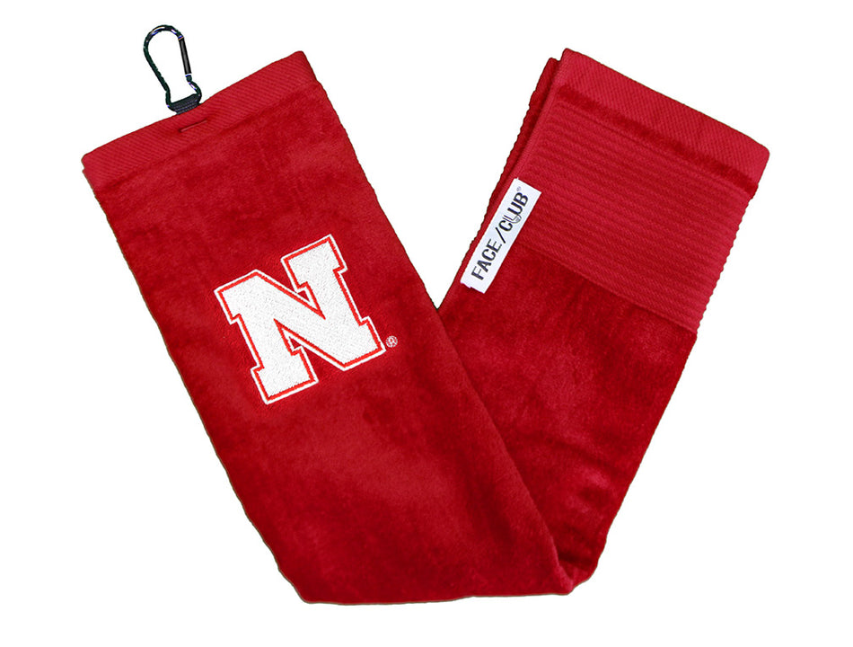 Nebraska Embroidered Golf Towel