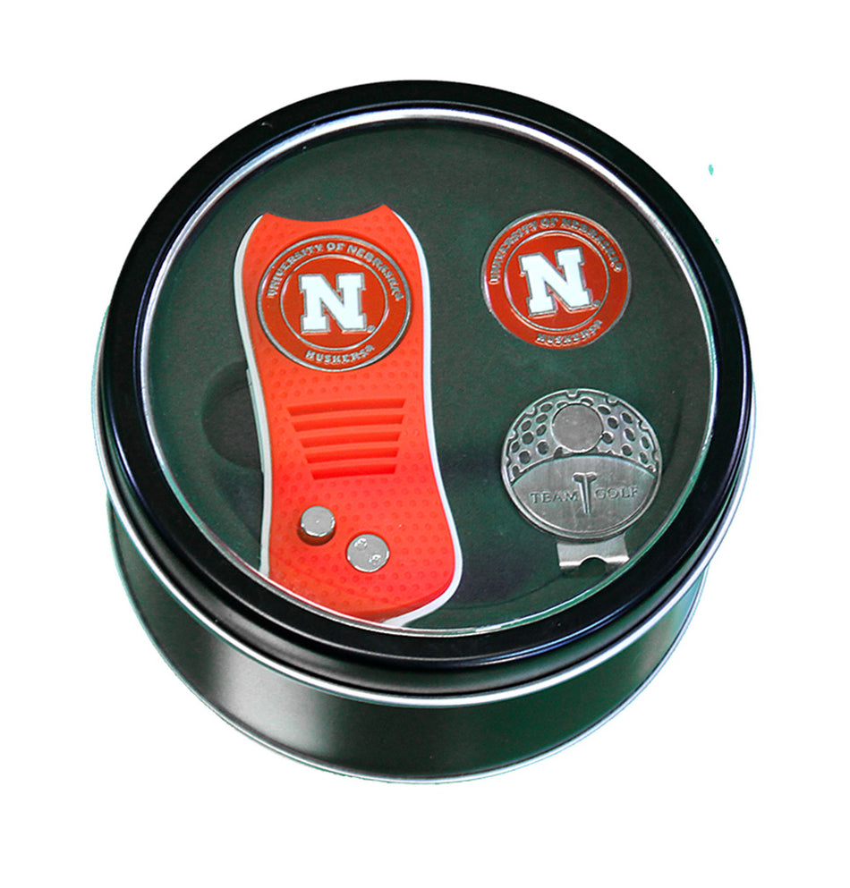 Nebraska Divot Tool Tin Set