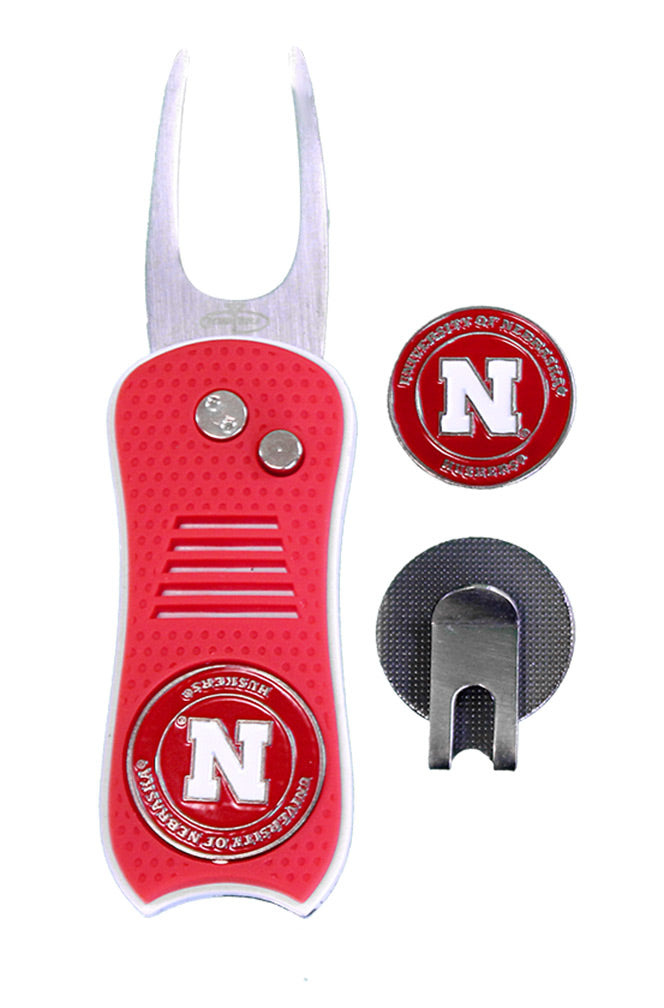 Nebraska Divot Tool Tin Set