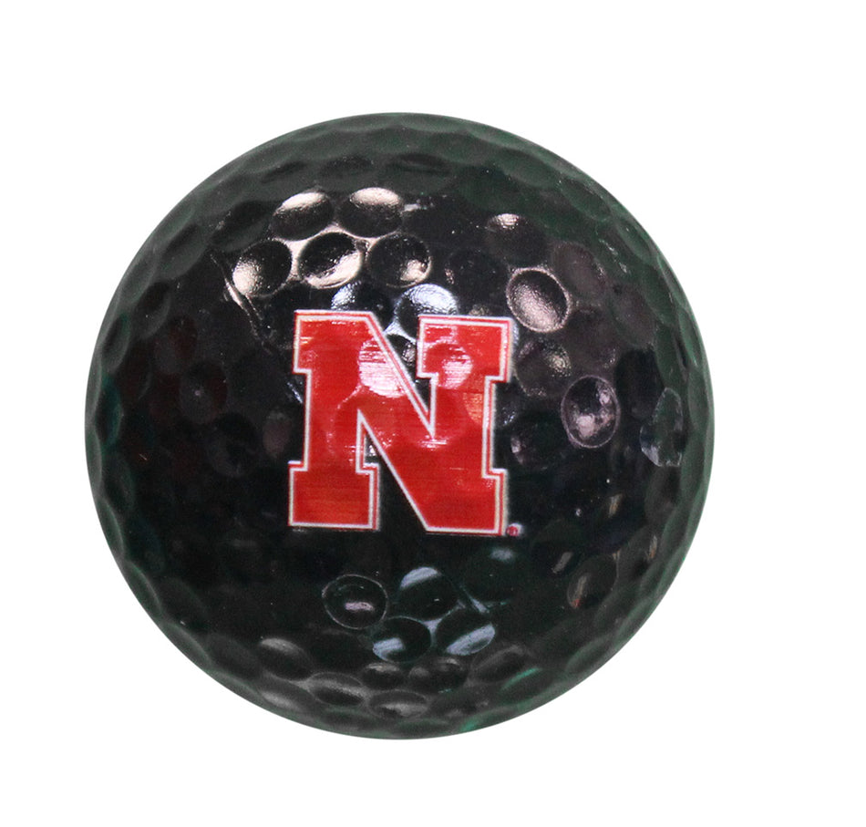 Husker Golf Ball - Black