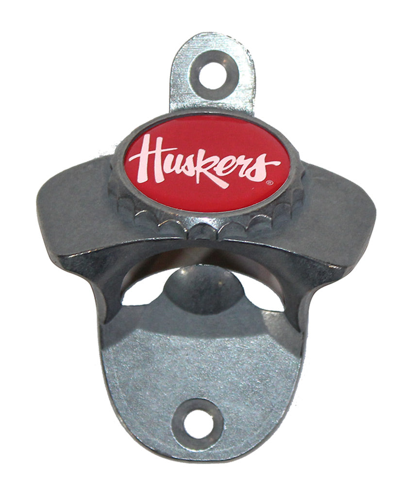 Huskers Wall Mount Bottle Opener