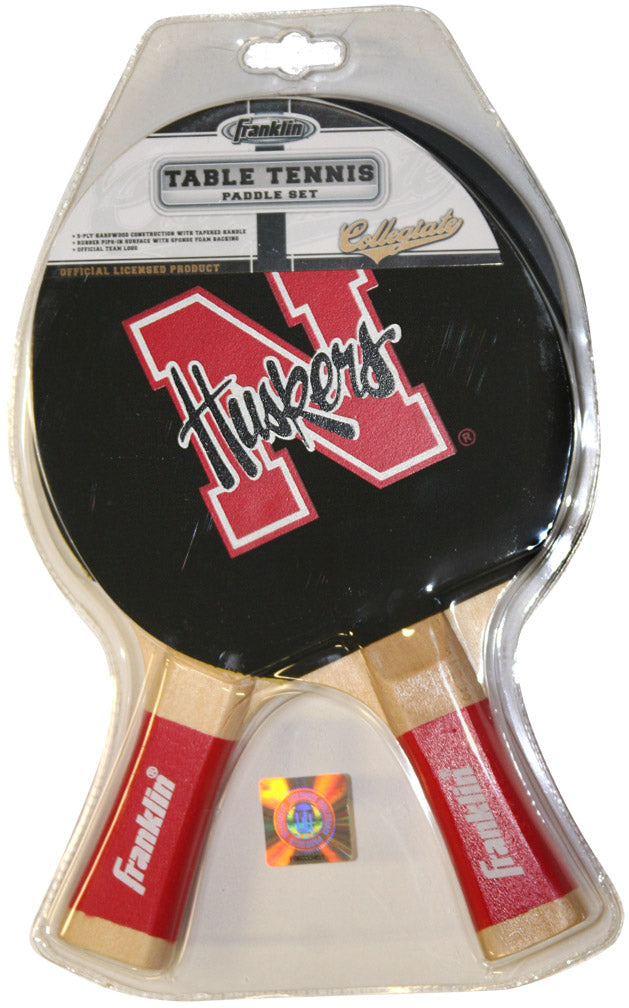 Nebraska Ping Pong Paddles