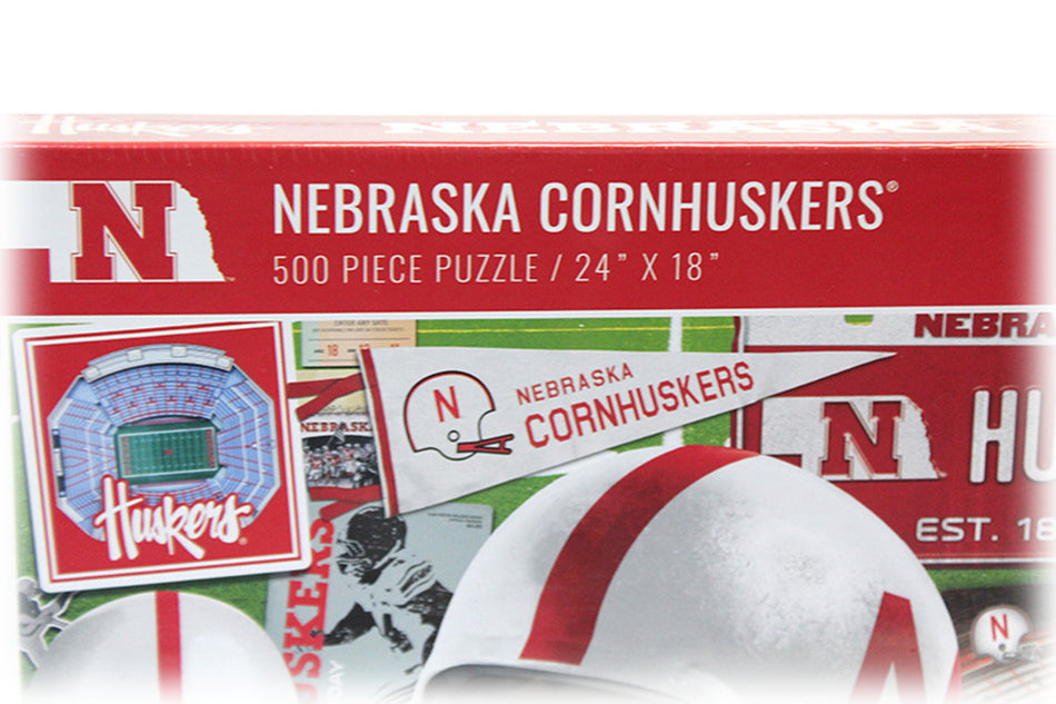 Nebraska Husker Retro Puzzle 500 pieces