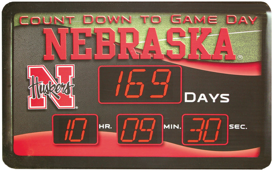 Nebraska Huskers Countdown Clock