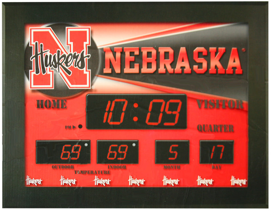 BACKLIT SCOREBOARD CLOCK 17 IN