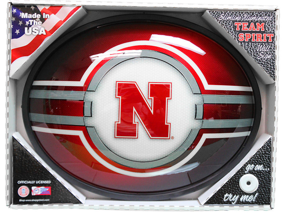 Illuminated Oval Wall Sign