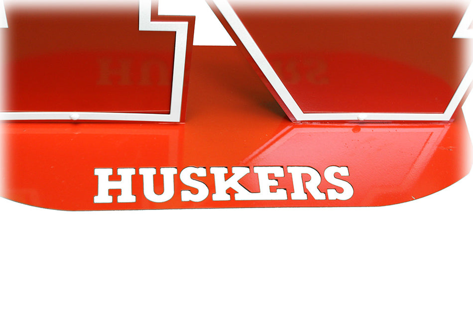 Nebraska Huskers Steel Logo Stand