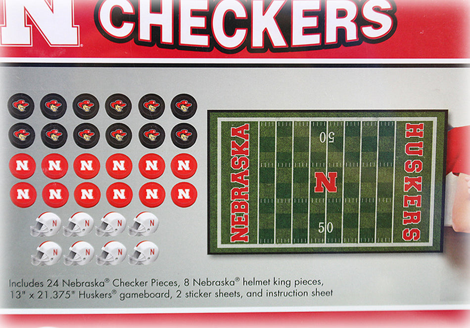 University of Nebraska Checkers Set