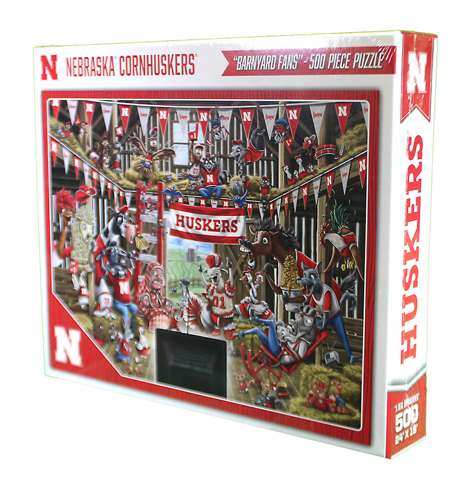 Nebraska Cornhuskers Barnburner 500 Piece Puzzle