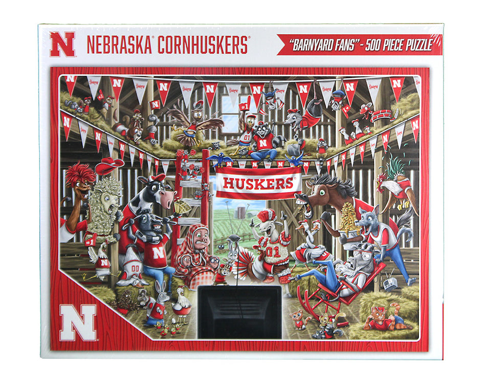 Nebraska Cornhuskers Barnburner 500 Piece Puzzle