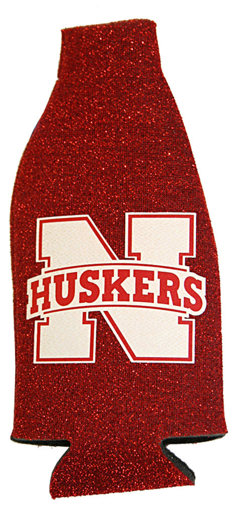 Huskers Glitter Bottle Insulator