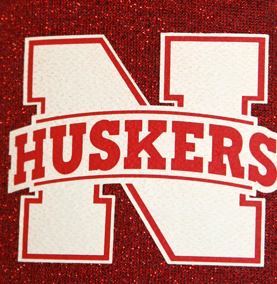Huskers Glitter Bottle Insulator