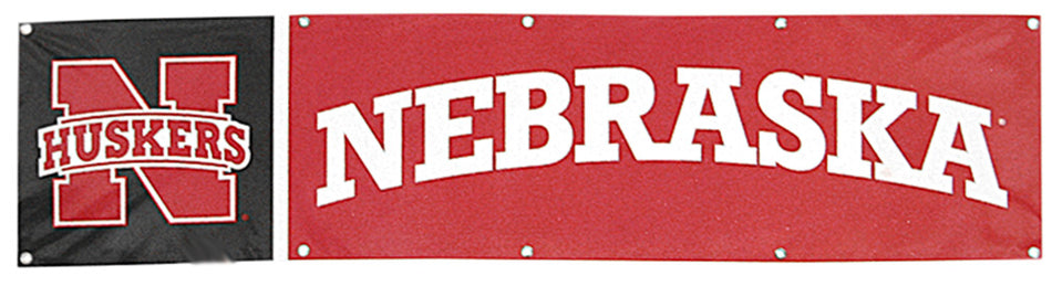 Nebraska 8ft Banner