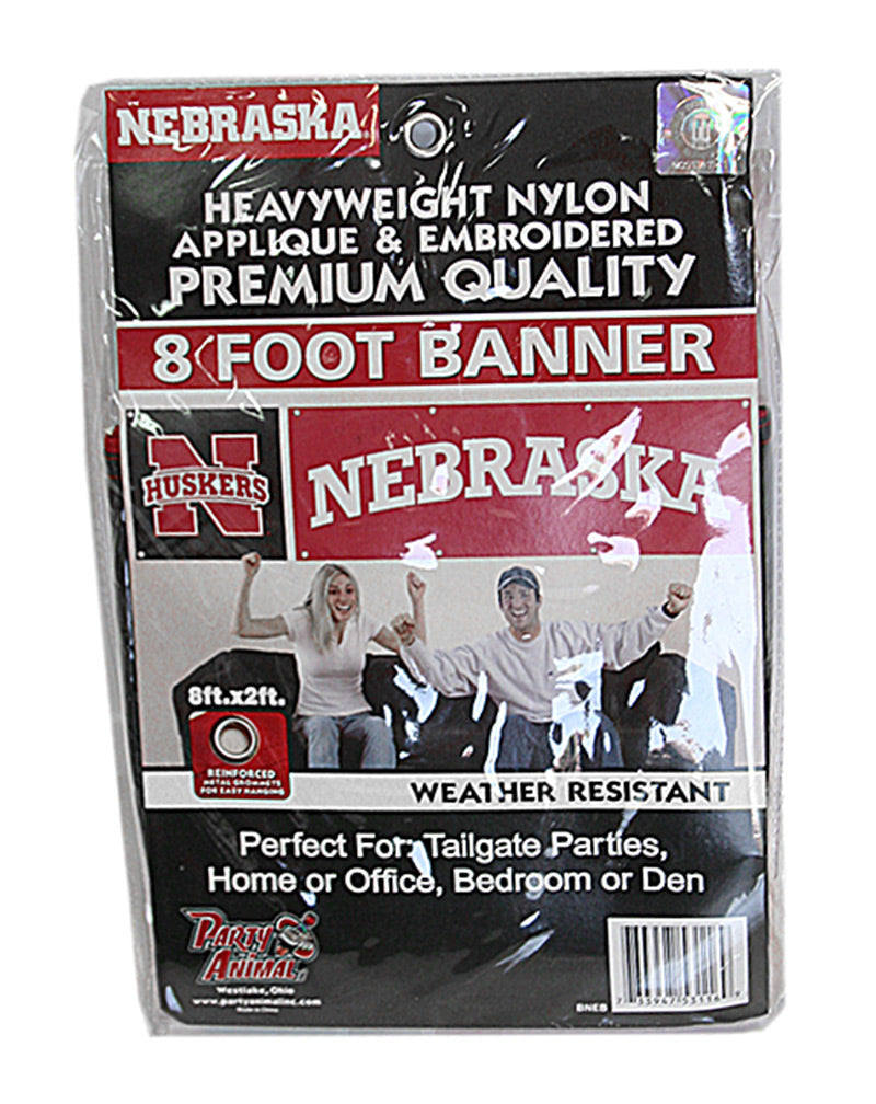 Nebraska 8ft Banner