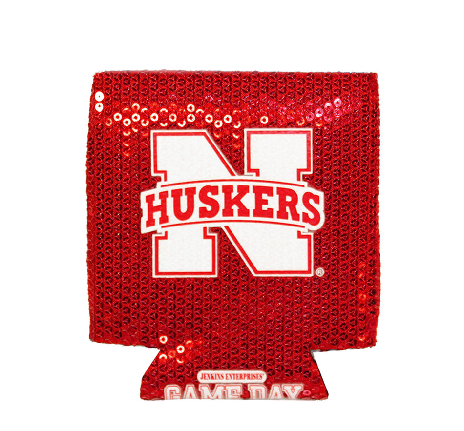 Nebrask Sequin Koozie