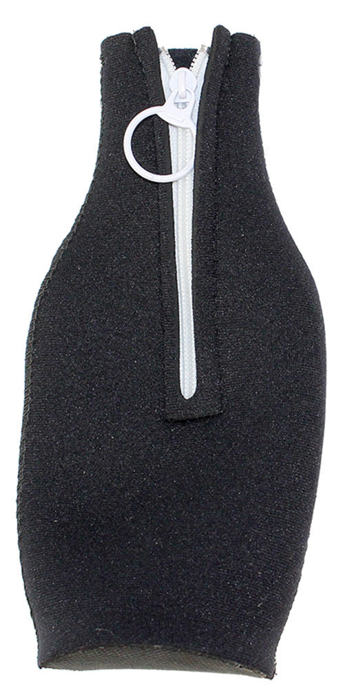 Zippered Black Huskers Bottle Insulator