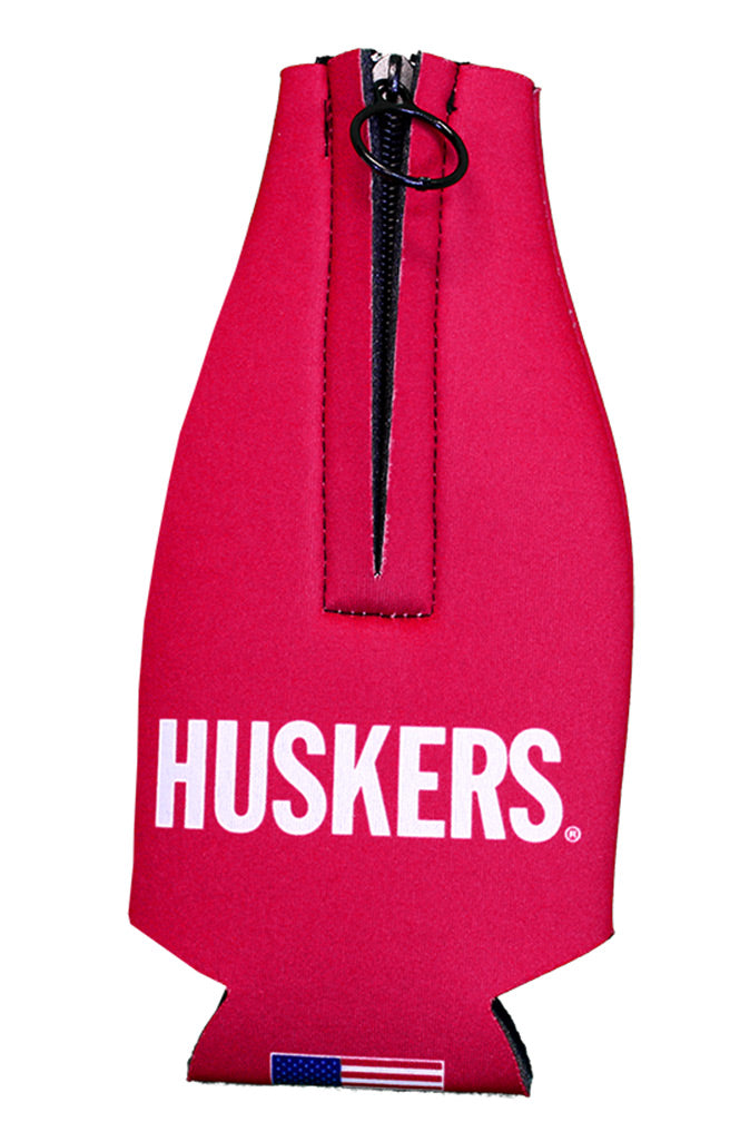 Herbie Husker Zippered Bottle Cooler