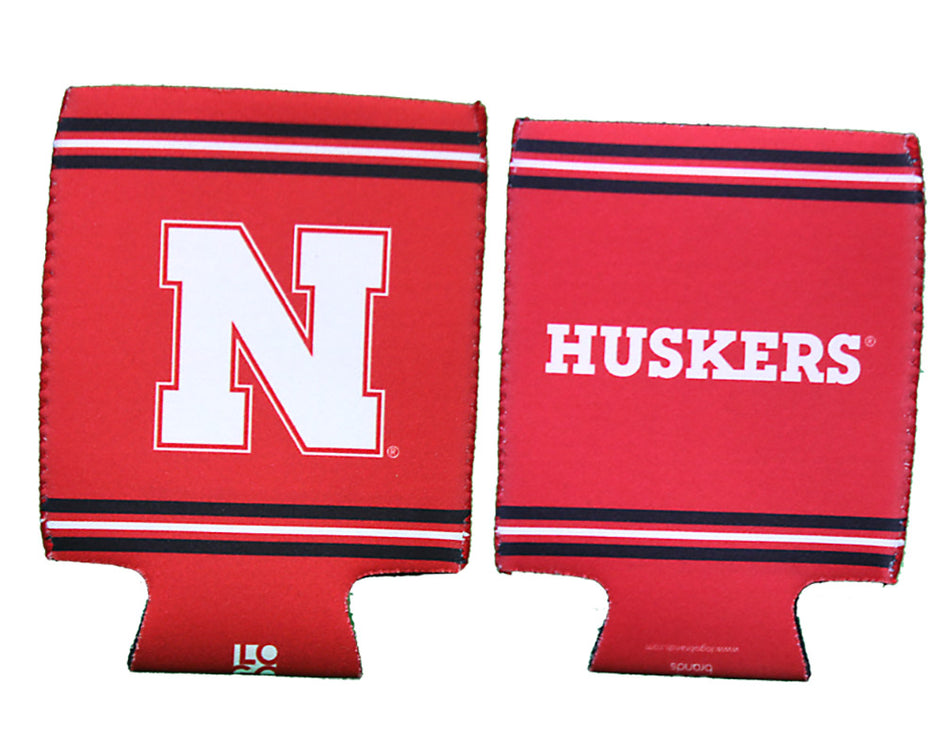 Nebraska Flat Can Coozie